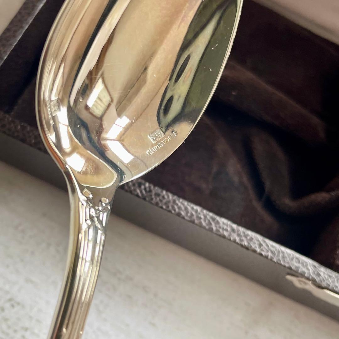 未使用Christofleクリストフル リュバン スプーン box入り2本セット
