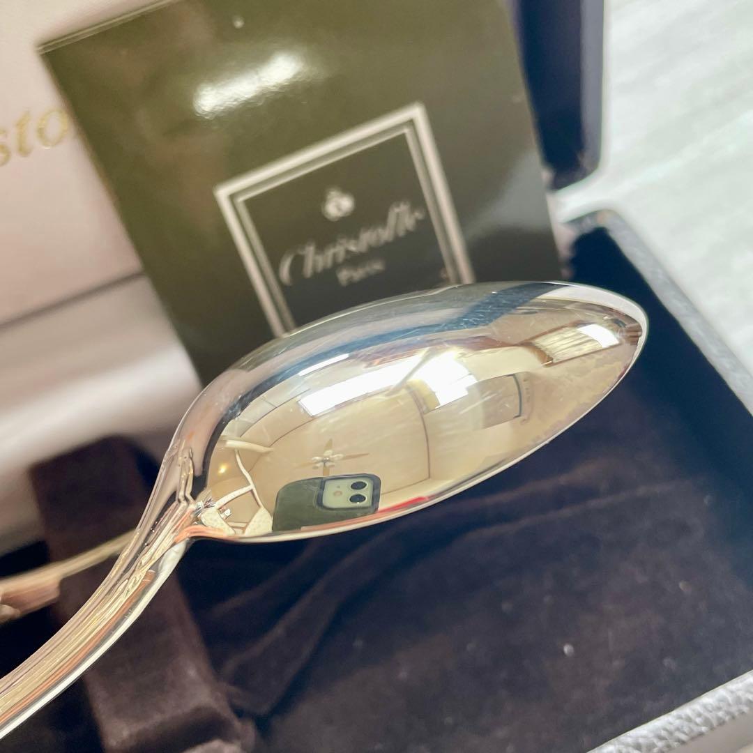 未使用Christofleクリストフル リュバン スプーン box入り2本セット