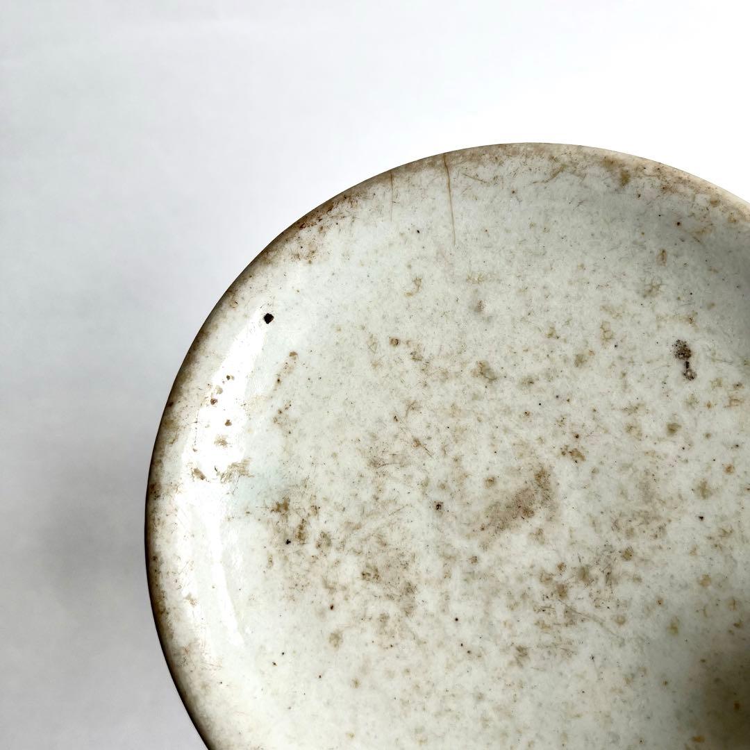 李朝　民藝　白磁　祭器　台皿