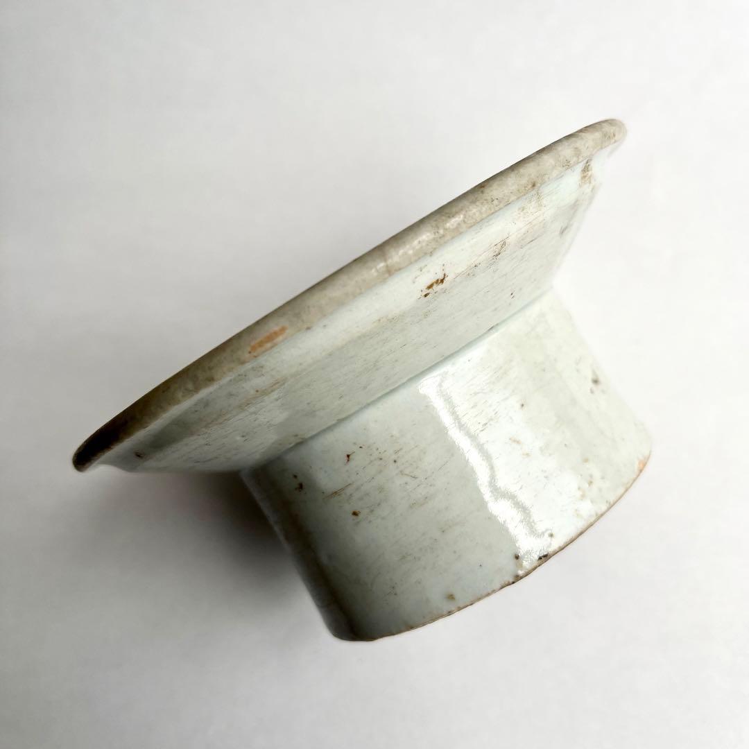 李朝　民藝　白磁　祭器　台皿