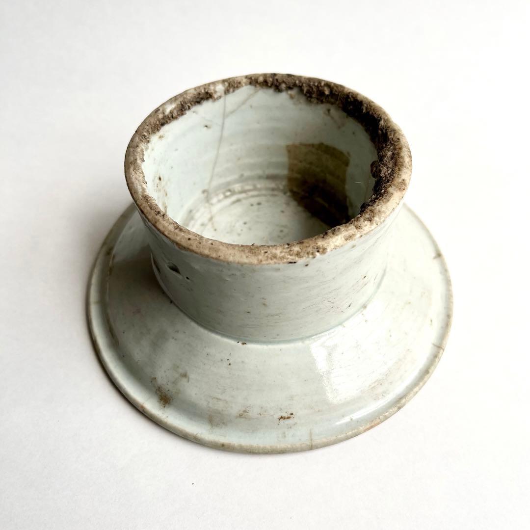 李朝　民藝　白磁　祭器　台皿