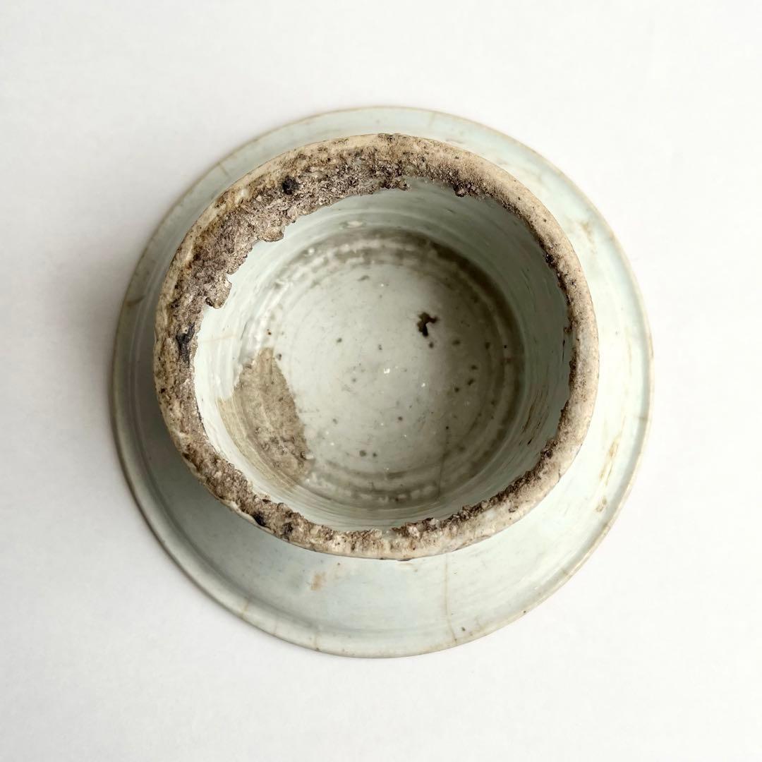 李朝　民藝　白磁　祭器　台皿