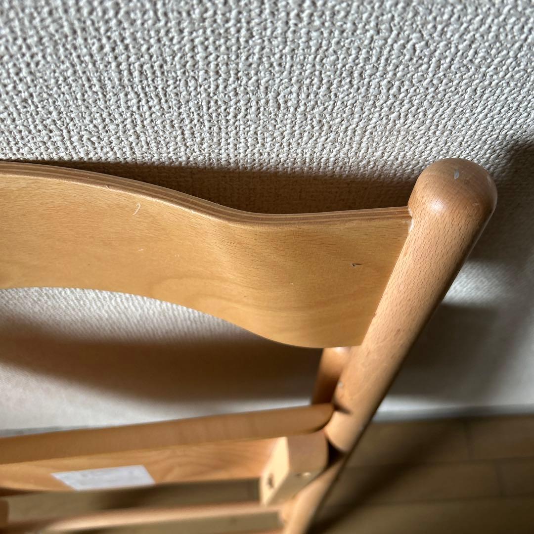 送料込 廃盤 ★無印良品 折りたたみイス 天然木 ブナ材 チェア MUJI 一脚