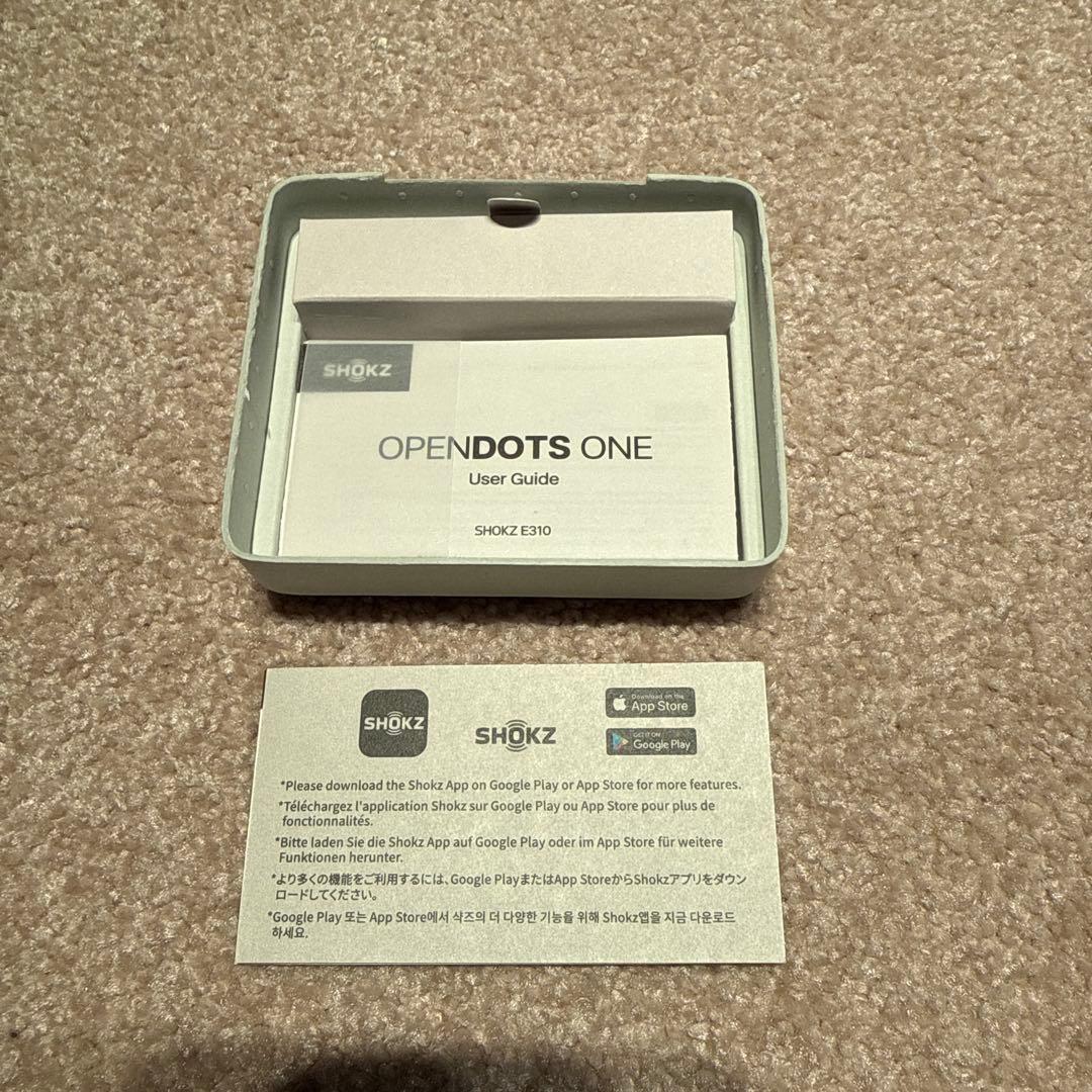 SHOKZ OPENDOTS ONE グレー 片耳+充電器