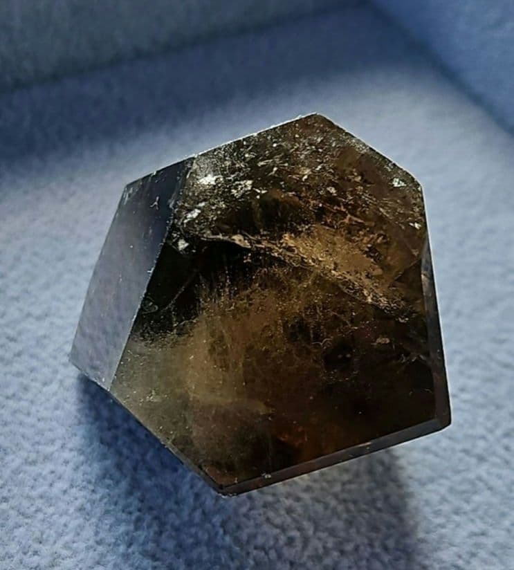 ブラックトルマリンインスモーキーモリオン 55.6mm ポリッシュ ファントム