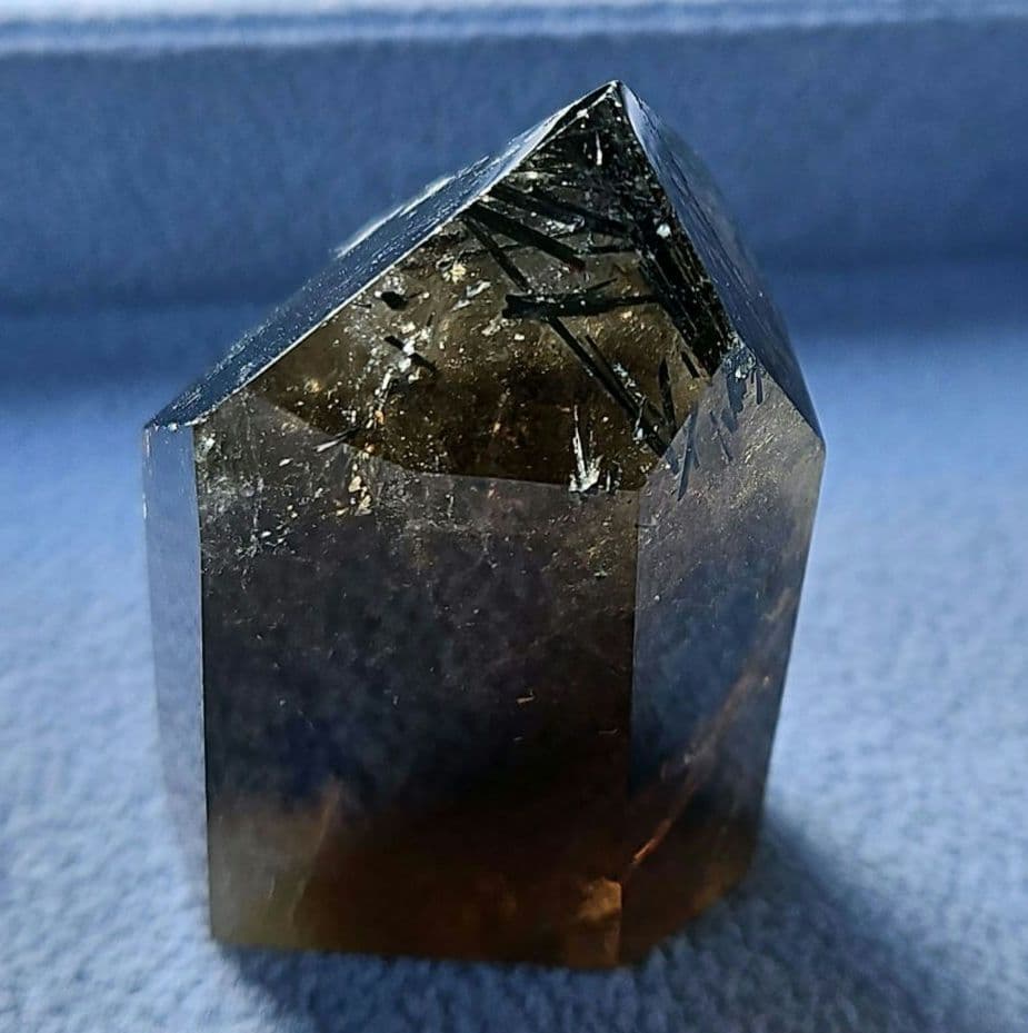 ブラックトルマリンインスモーキーモリオン 55.6mm ポリッシュ ファントム