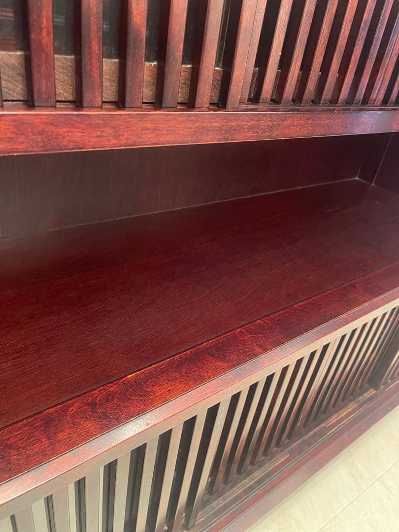 九州民芸家具　サイドボード 飾り棚