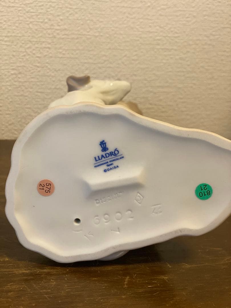 『美品』　リヤドロ　フィギィリン　箱付き　人気作「僕の親友」