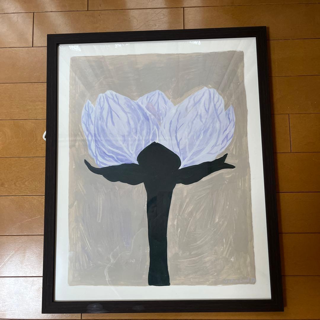 ウメバチソウ ポスター(フレーム付)