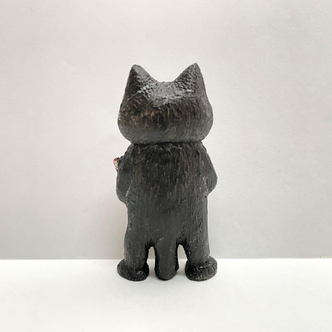 【専用】きぼりペンダント　可愛い魚屋やさん鯛 黒猫　おきはいOK 灰猫 焦茶猫