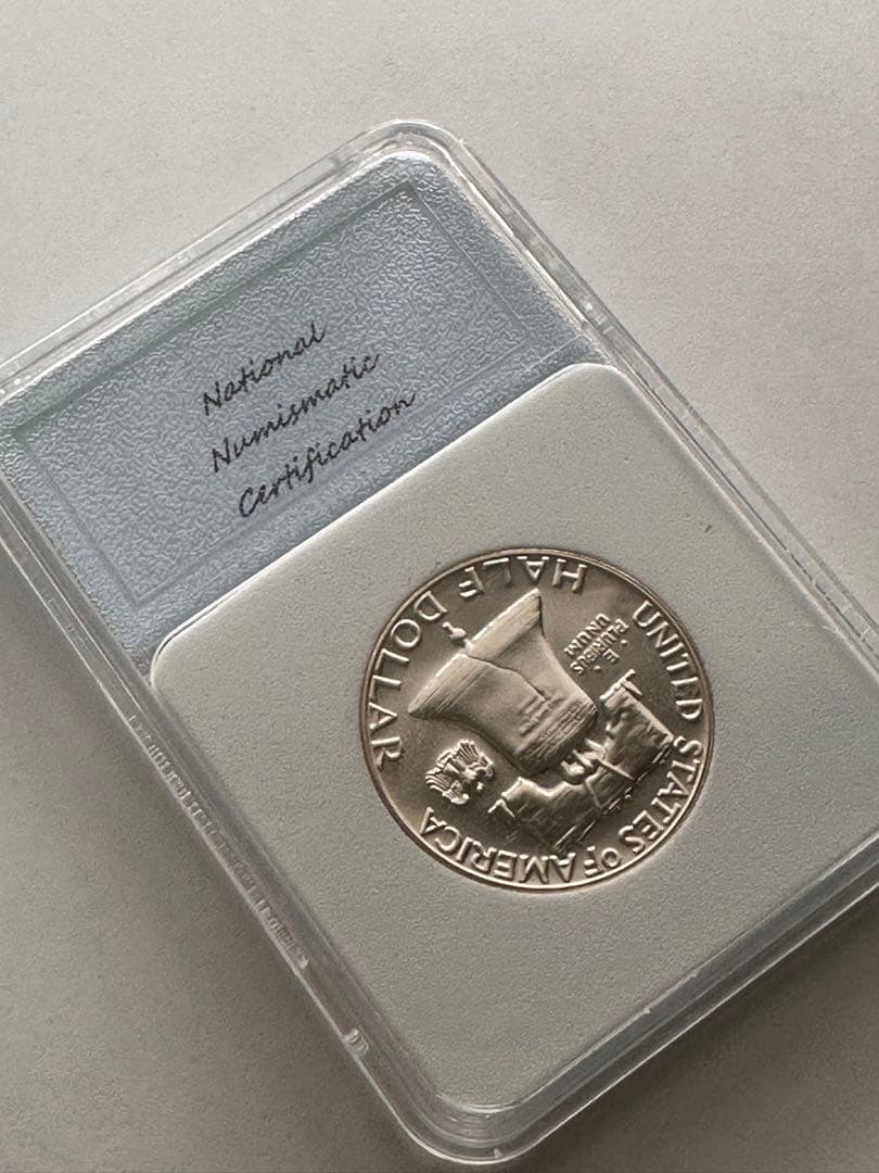 1963 アメリカ フランクリン ハーフダラー銀貨 PR69 CAMEO 鑑定済