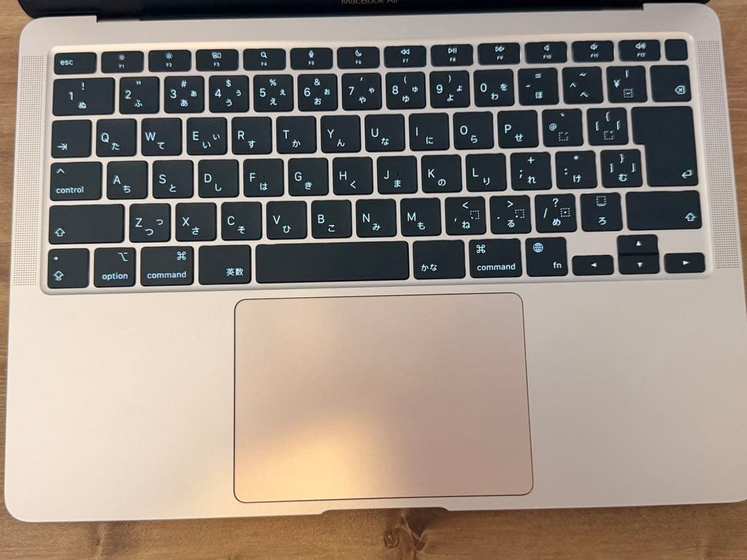 MacBook air M1 ローズゴールド箱付き　バッテリー容量93%