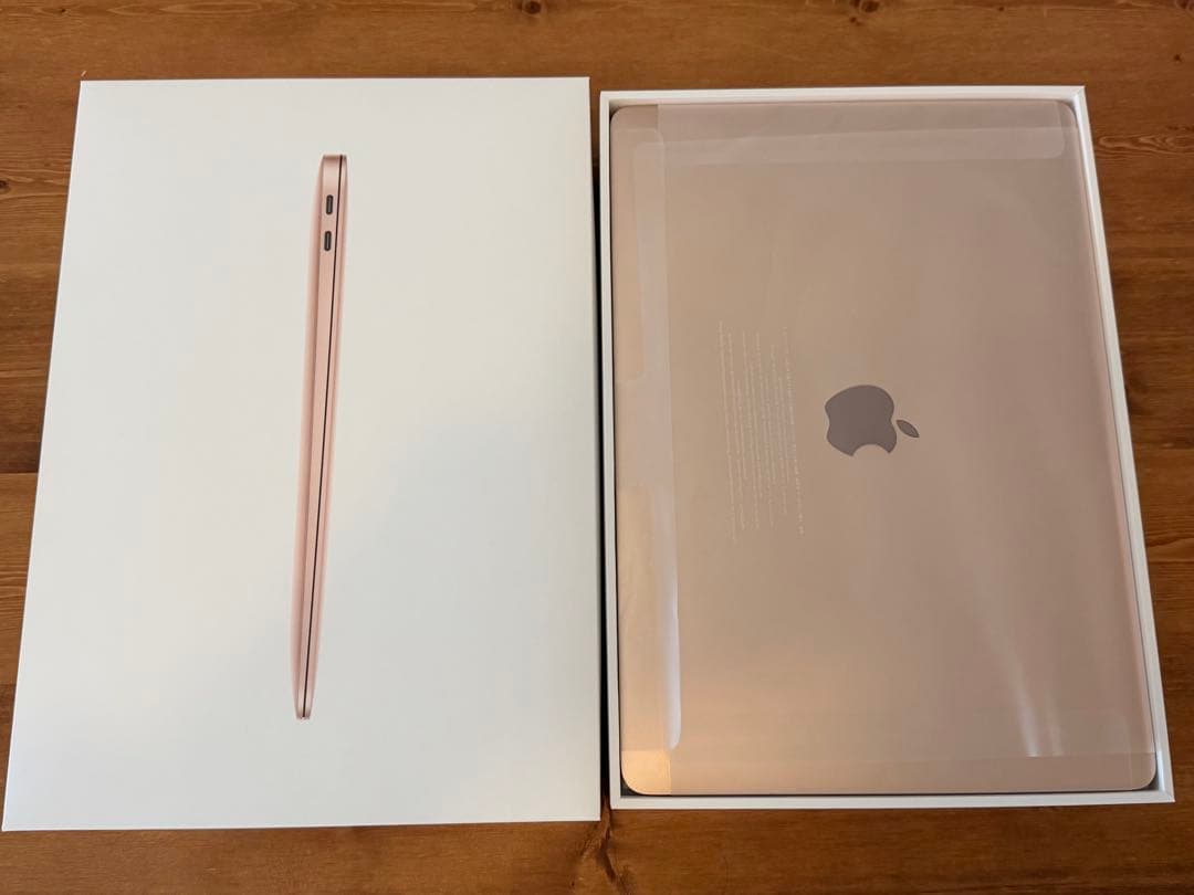 MacBook air M1 ローズゴールド箱付き　バッテリー容量93%