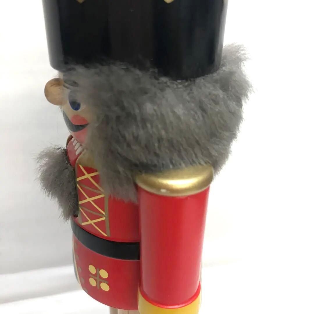 木製 くるみ割り人形 約17cm ドイツ製 ドレゲノ社