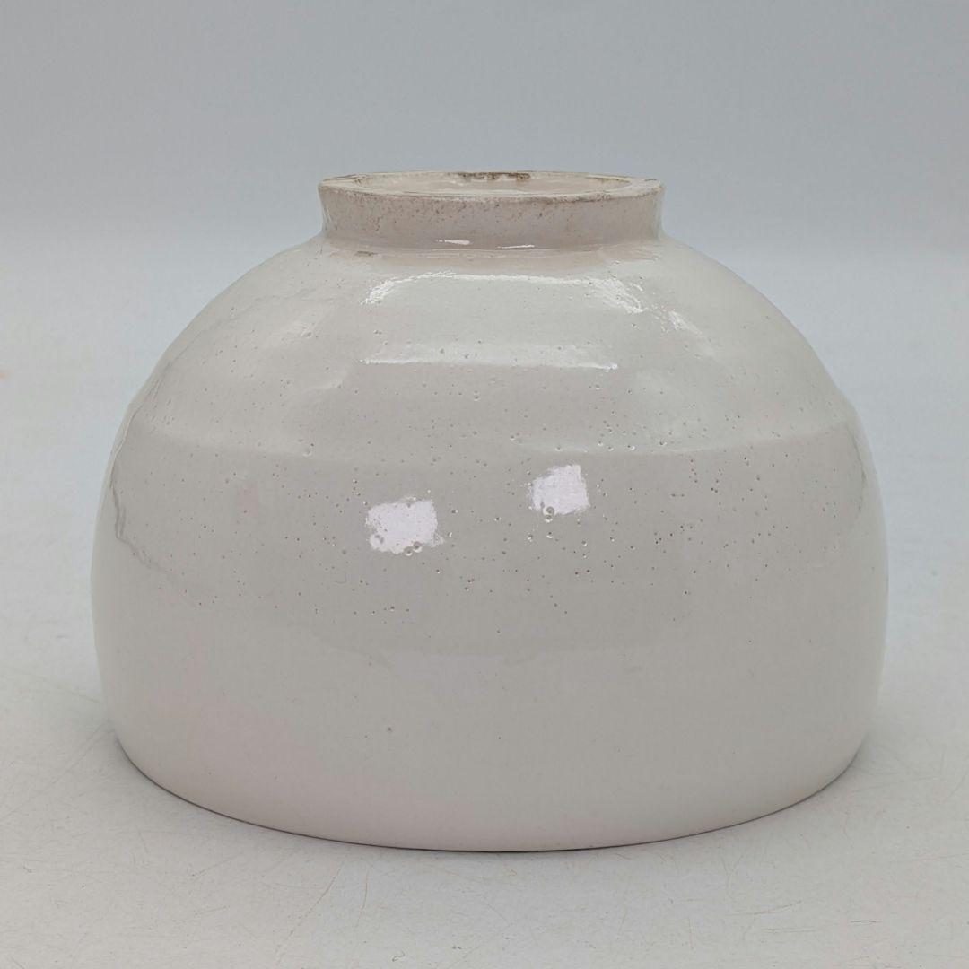 日展評議員 叶光夫 白瓷茶盌 共箱合布 白磁 抹茶碗 抹茶茶碗 茶道具 茶器