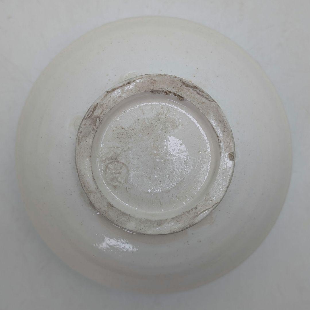 日展評議員 叶光夫 白瓷茶盌 共箱合布 白磁 抹茶碗 抹茶茶碗 茶道具 茶器