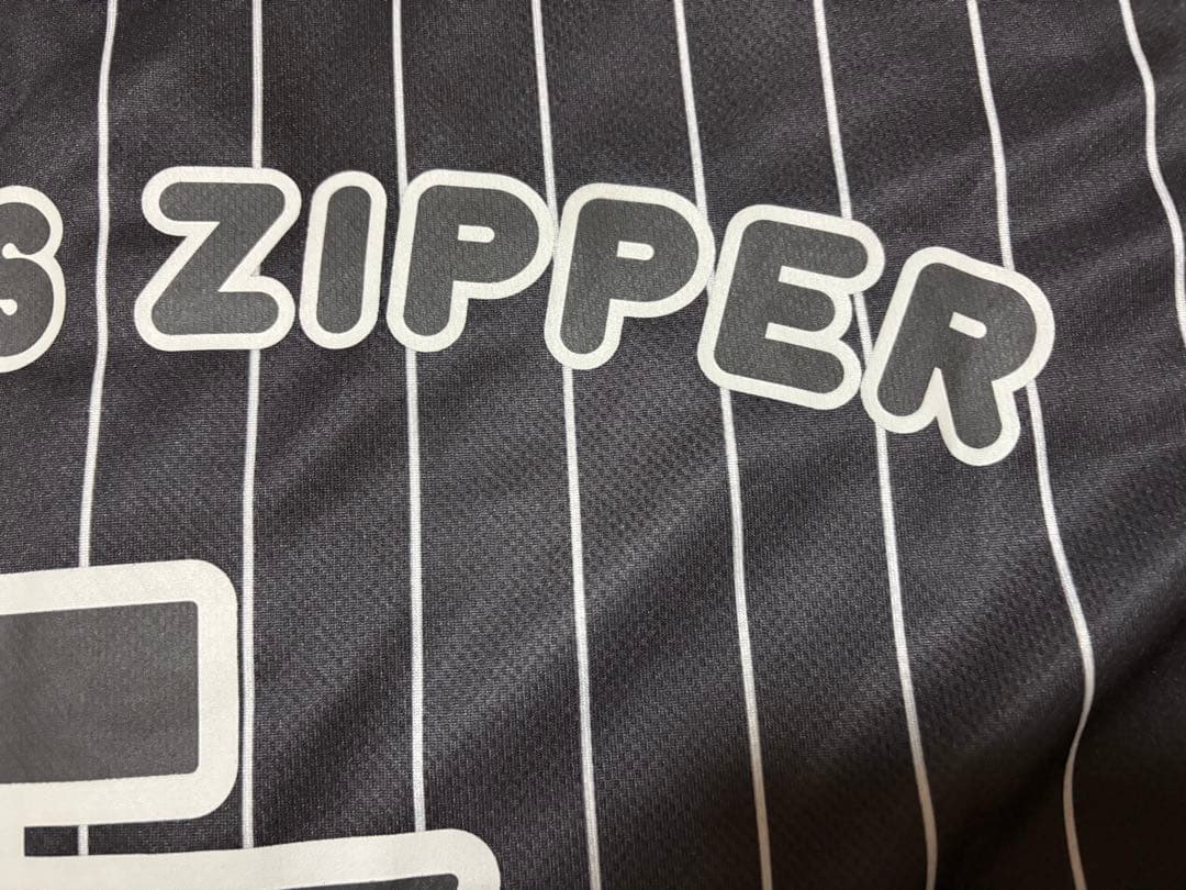 フルーツジッパー　fruits zipper 黒　ユニフォーム