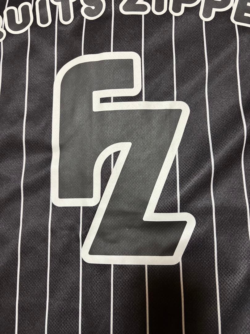 フルーツジッパー　fruits zipper 黒　ユニフォーム