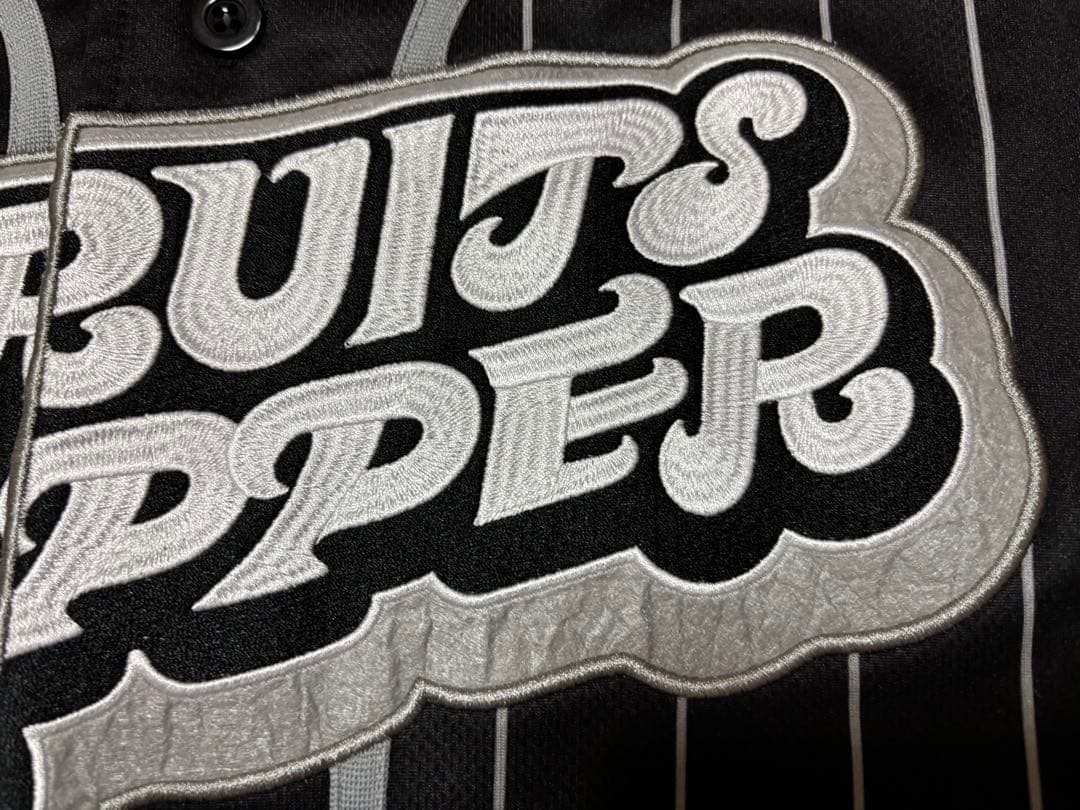 フルーツジッパー　fruits zipper 黒　ユニフォーム