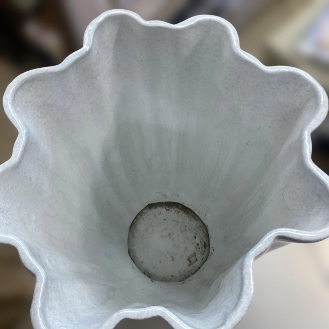 アンティーク　焼き物　傘立て　イタリア製