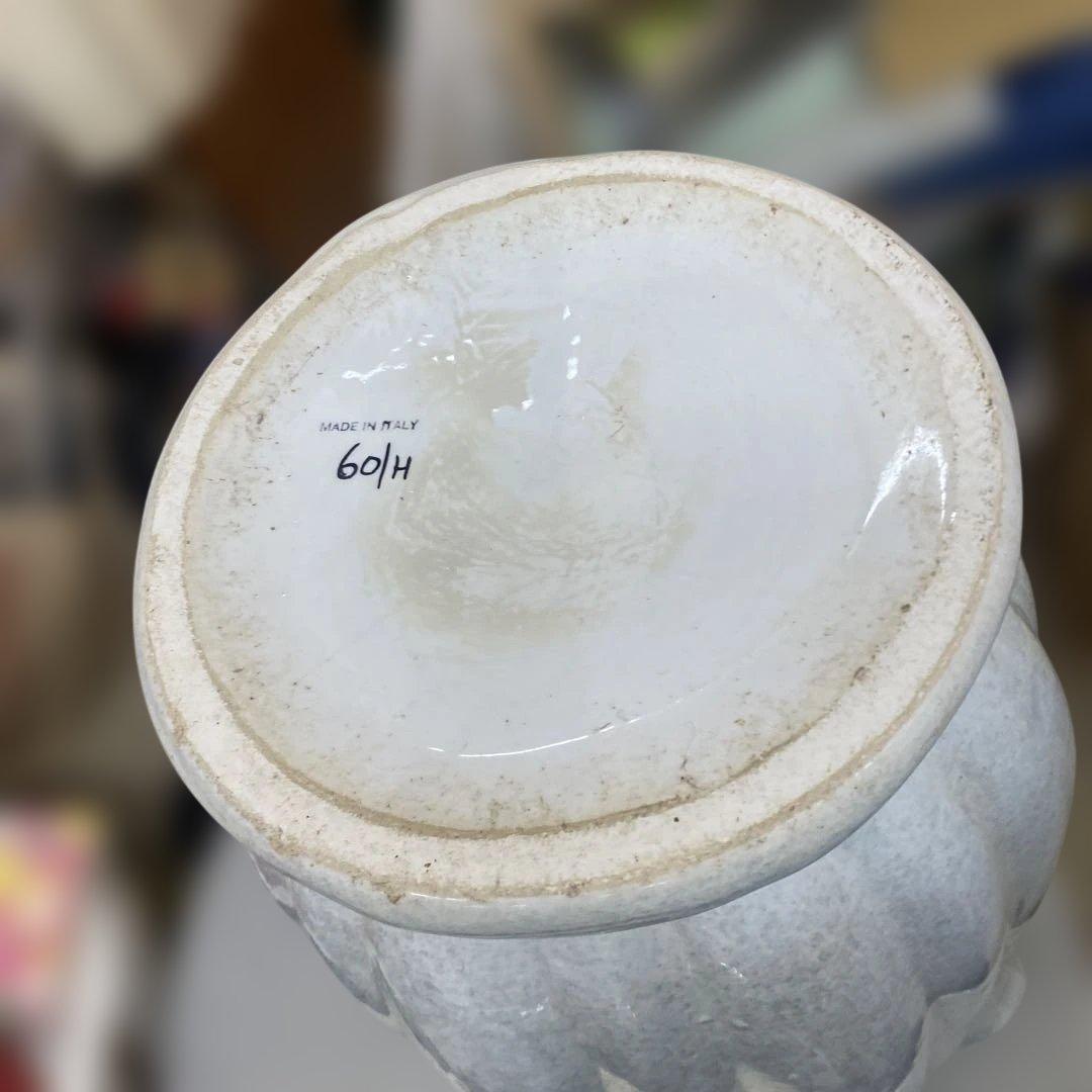 アンティーク　焼き物　傘立て　イタリア製