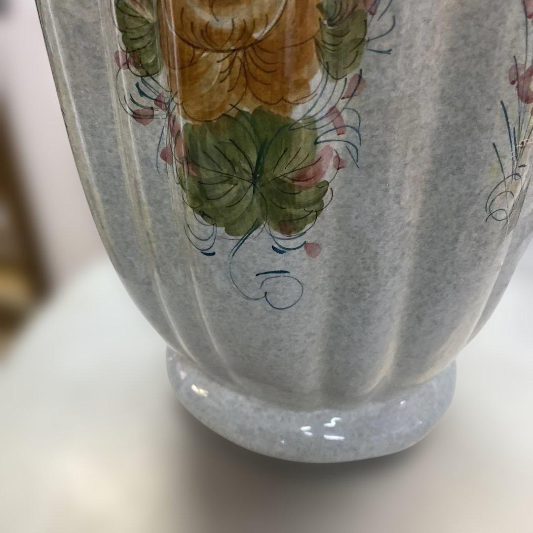 アンティーク　焼き物　傘立て　イタリア製