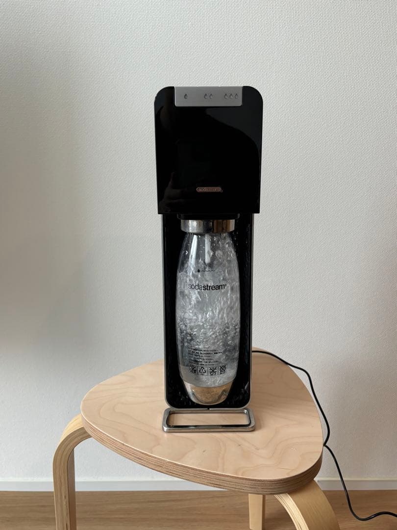 SodaStream 炭酸水メーカー ブラック シルバー