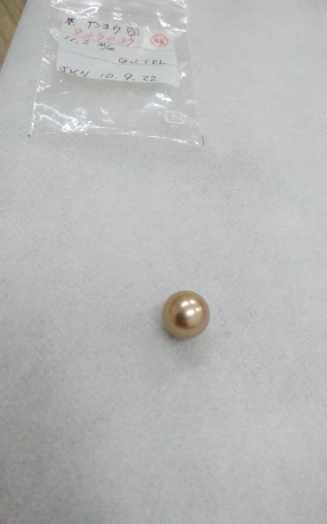 南洋パール　天然ゴールドブラウン　ルース