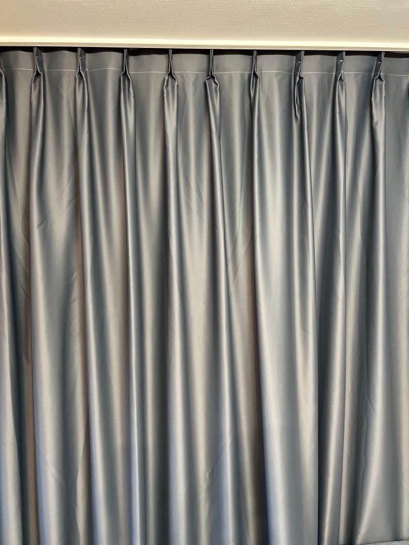 【新品】遮光1級 カーテン 150×240 2枚セット ダークグレー 新品