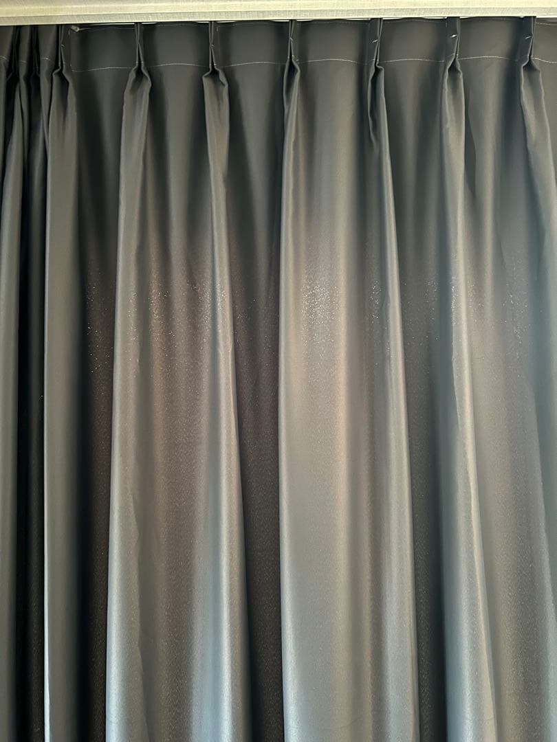 【新品】遮光1級 カーテン 150×240 2枚セット ダークグレー 新品