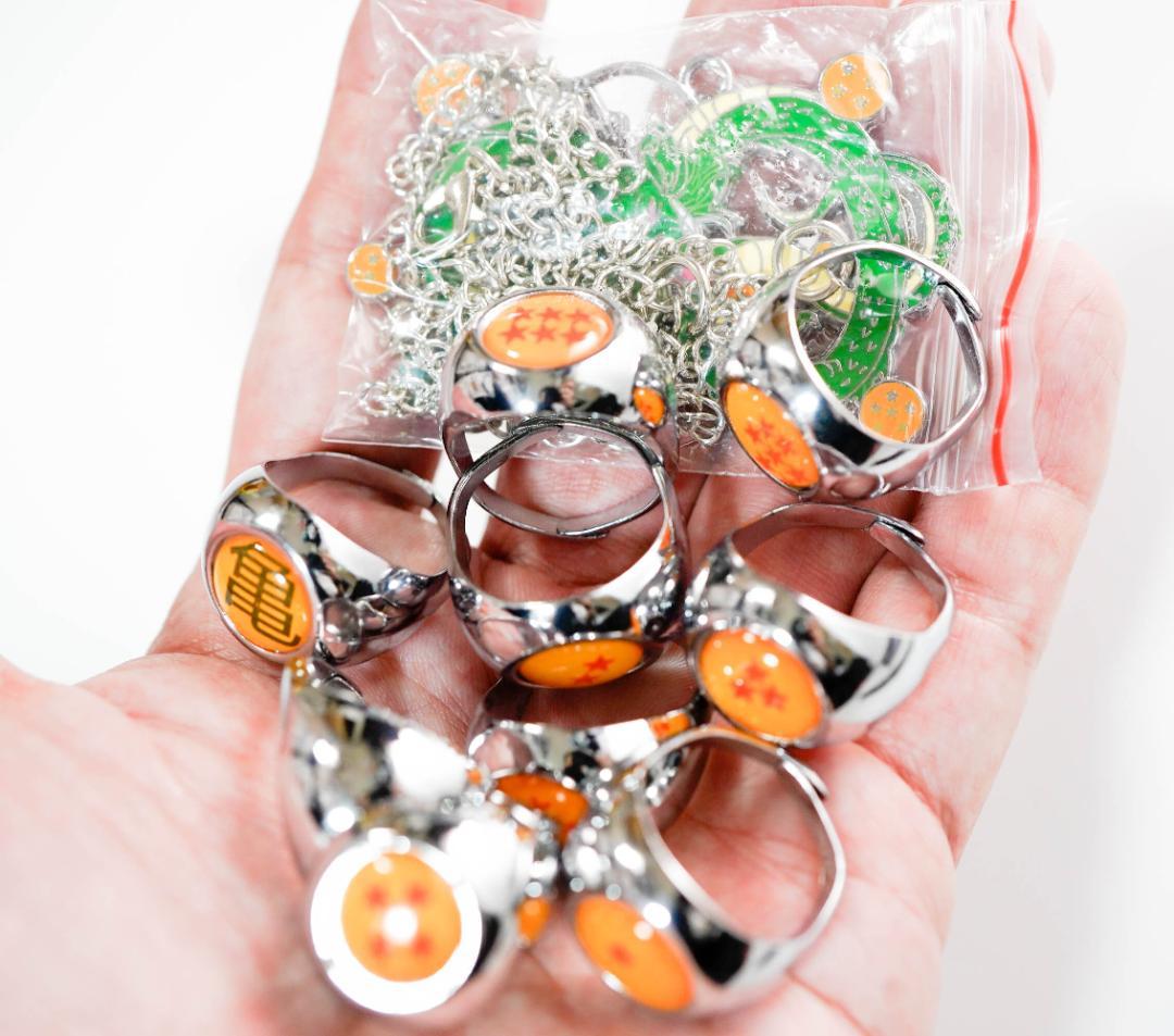 指輪 ドラゴンボールZ DBZ 孫悟空 孫悟飯 10種 リボン袋付【残3のみ】