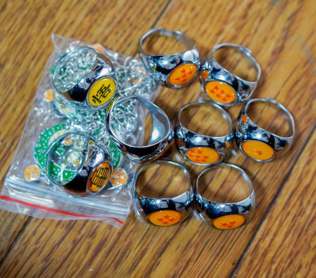指輪 ドラゴンボールZ DBZ 孫悟空 孫悟飯 10種 リボン袋付【残3のみ】