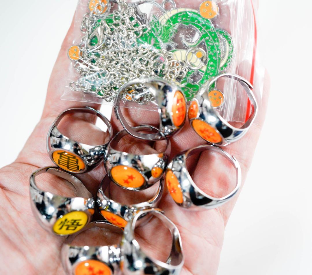 指輪 ドラゴンボールZ DBZ 孫悟空 孫悟飯 10種 リボン袋付【残3のみ】