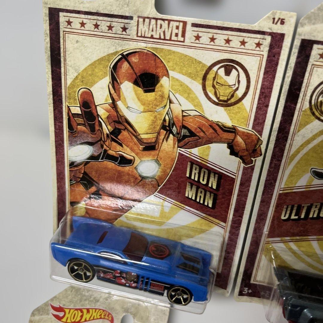 Marvel Hot Wheels 6個コンプリートセット