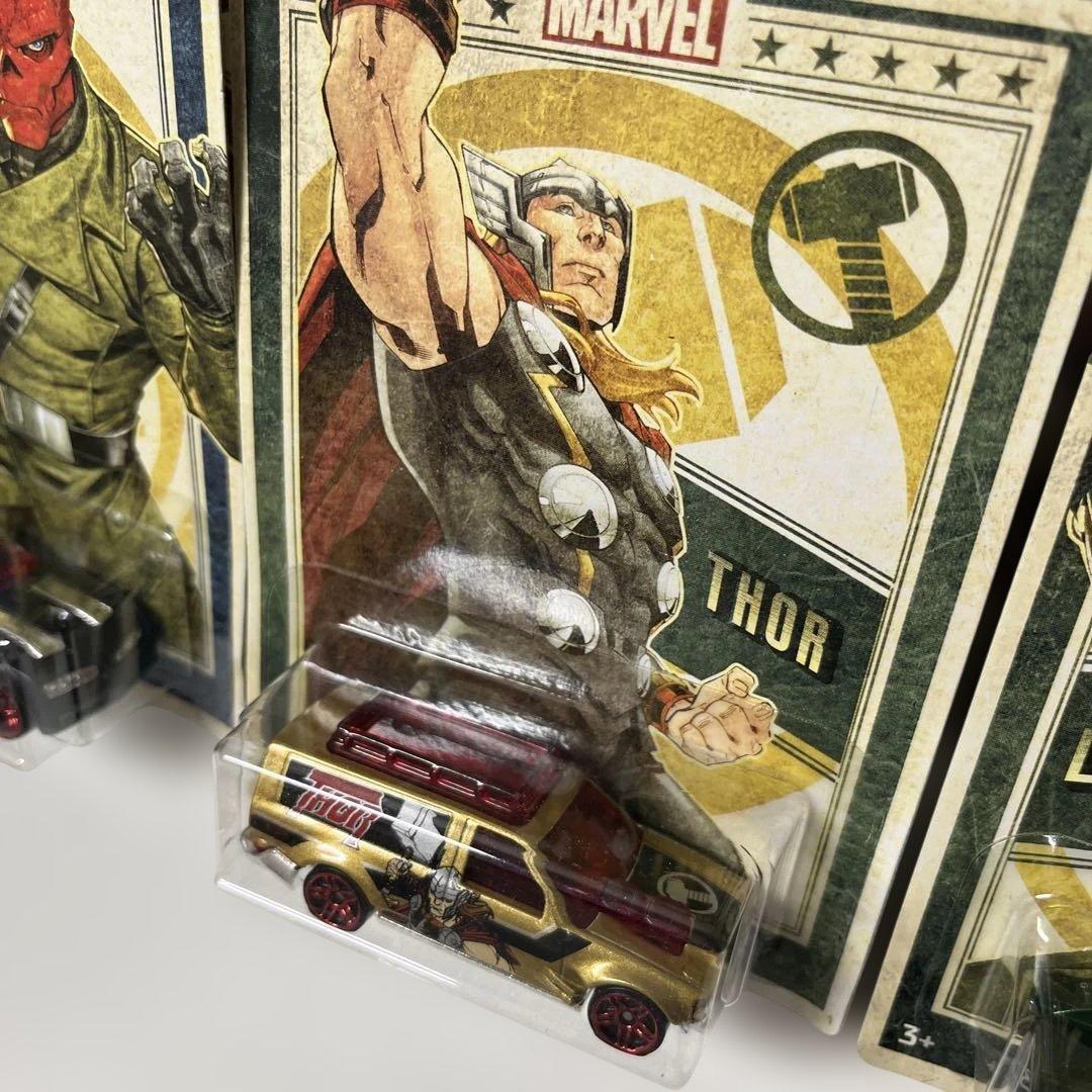 Marvel Hot Wheels 6個コンプリートセット