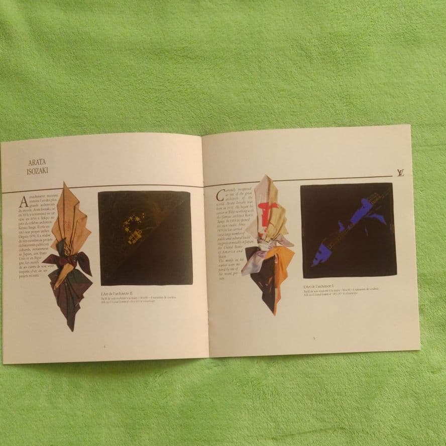 1988年版　ルイヴィトンのバッグ&シルクスカーフカタログ