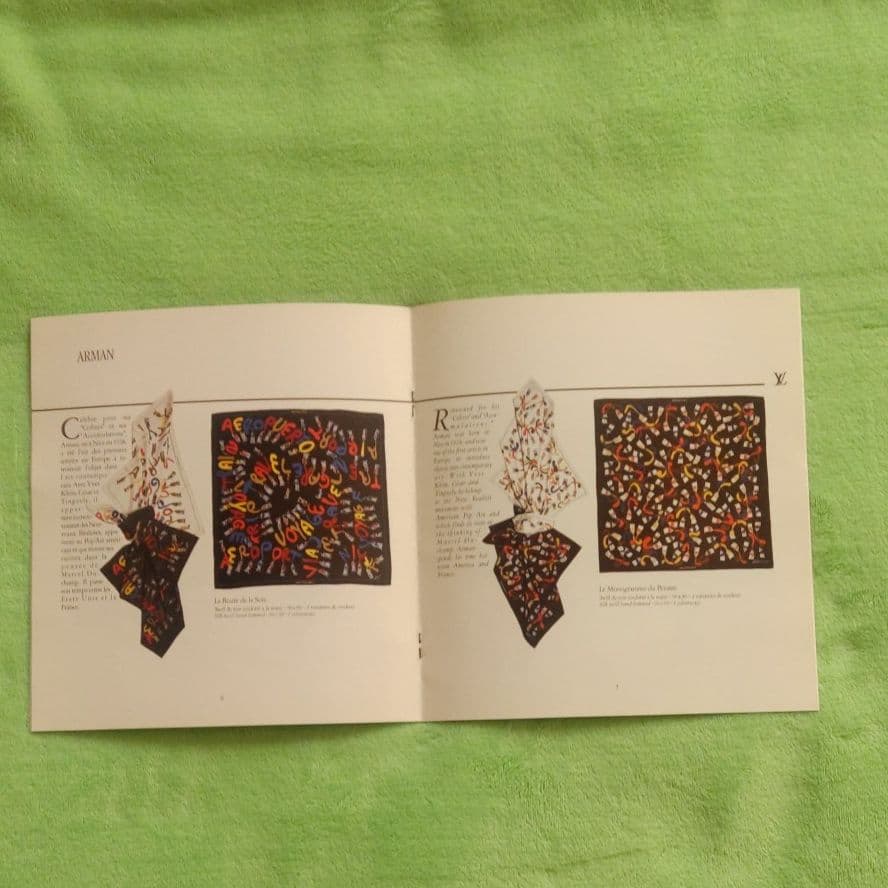 1988年版　ルイヴィトンのバッグ&シルクスカーフカタログ