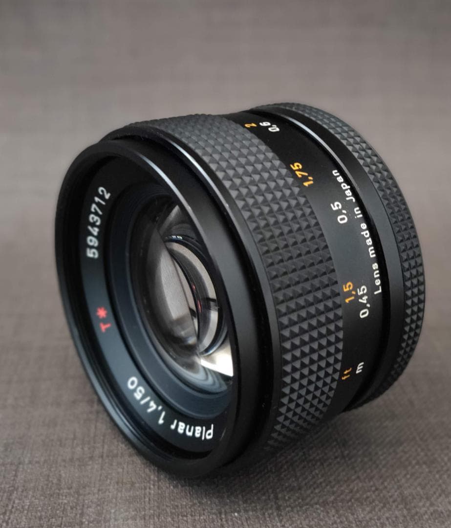[美品」Contax Carl Zeiss Planar 50mm f/1.4