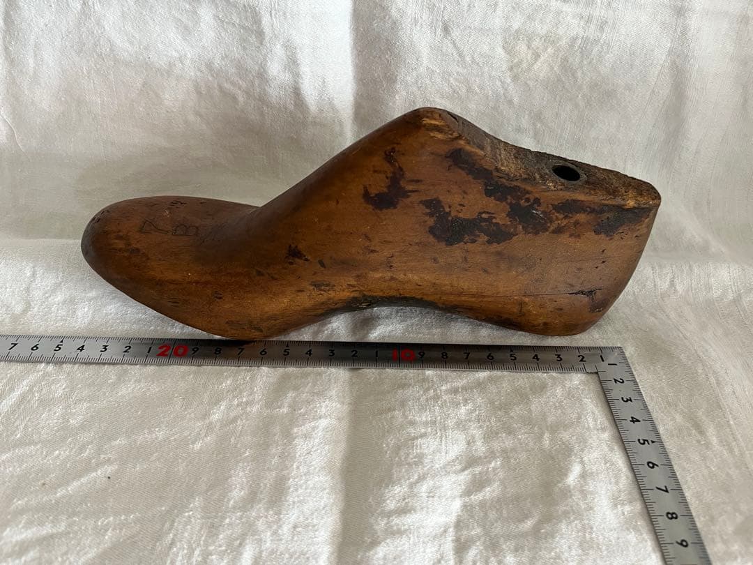 古い 木製靴型