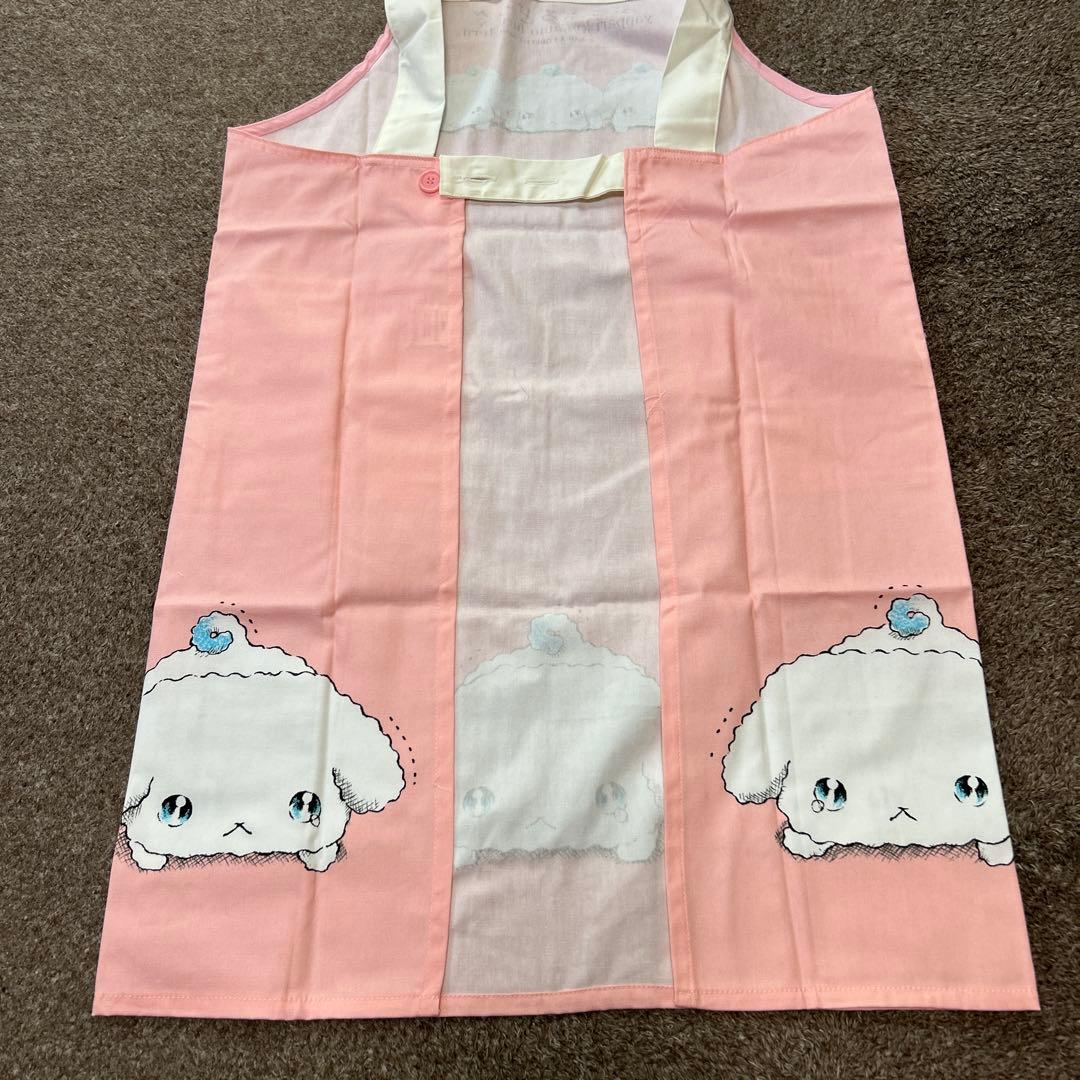 当時物　レトロ　サンエックス ぶるぶるどっぐ　エプロン　ピンク