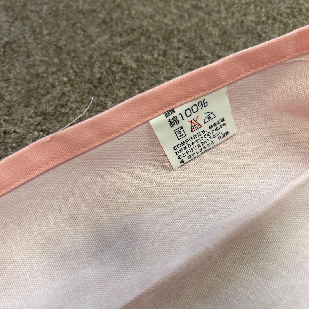 当時物　レトロ　サンエックス ぶるぶるどっぐ　エプロン　ピンク