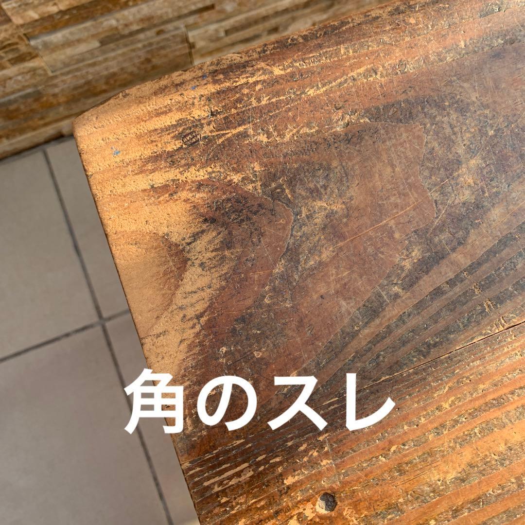 昭和レトロ　古い　木製　アンティーク　デスク 椅子 セット 幼児