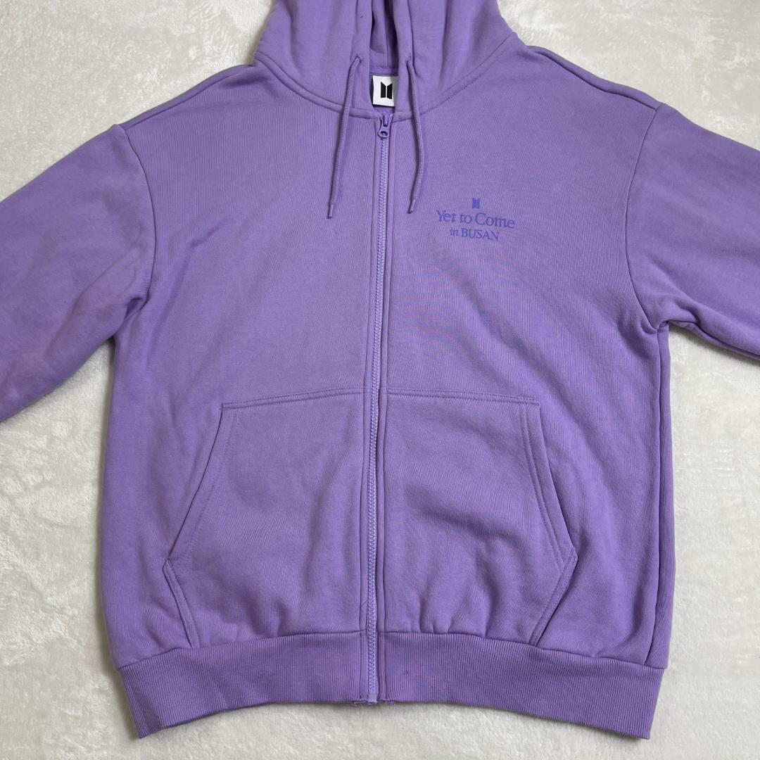 BTS　Yet to Come in BUSAN　ジップアップパーカー　パープル