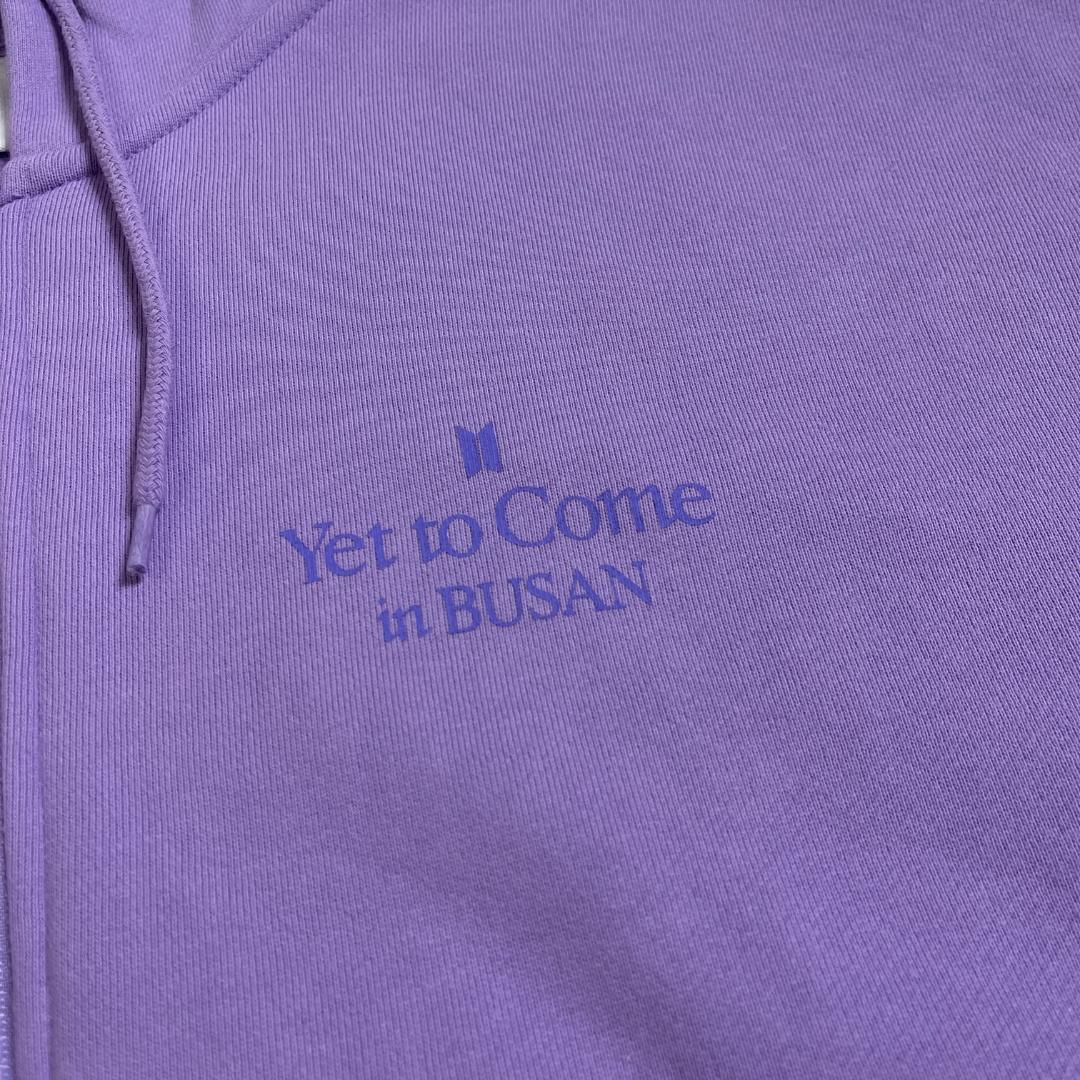 BTS　Yet to Come in BUSAN　ジップアップパーカー　パープル