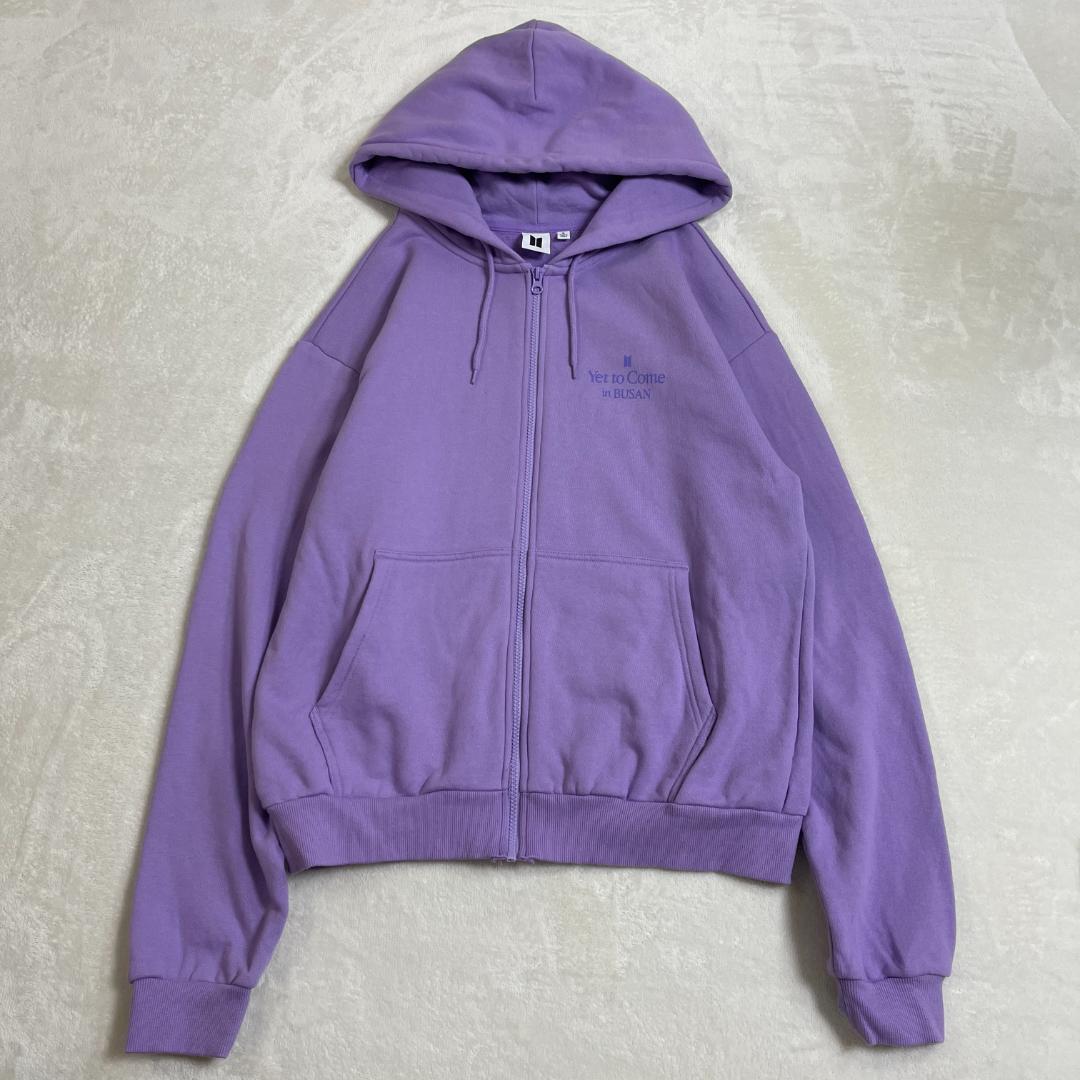 BTS　Yet to Come in BUSAN　ジップアップパーカー　パープル