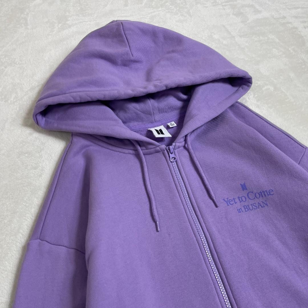 BTS　Yet to Come in BUSAN　ジップアップパーカー　パープル