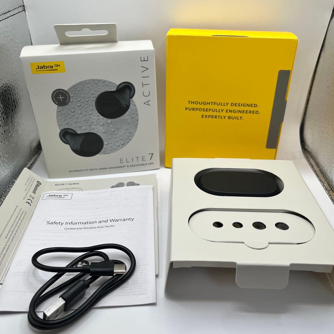 【極美品】Jabra Elite 7 Active ブラック 使用頻度：少