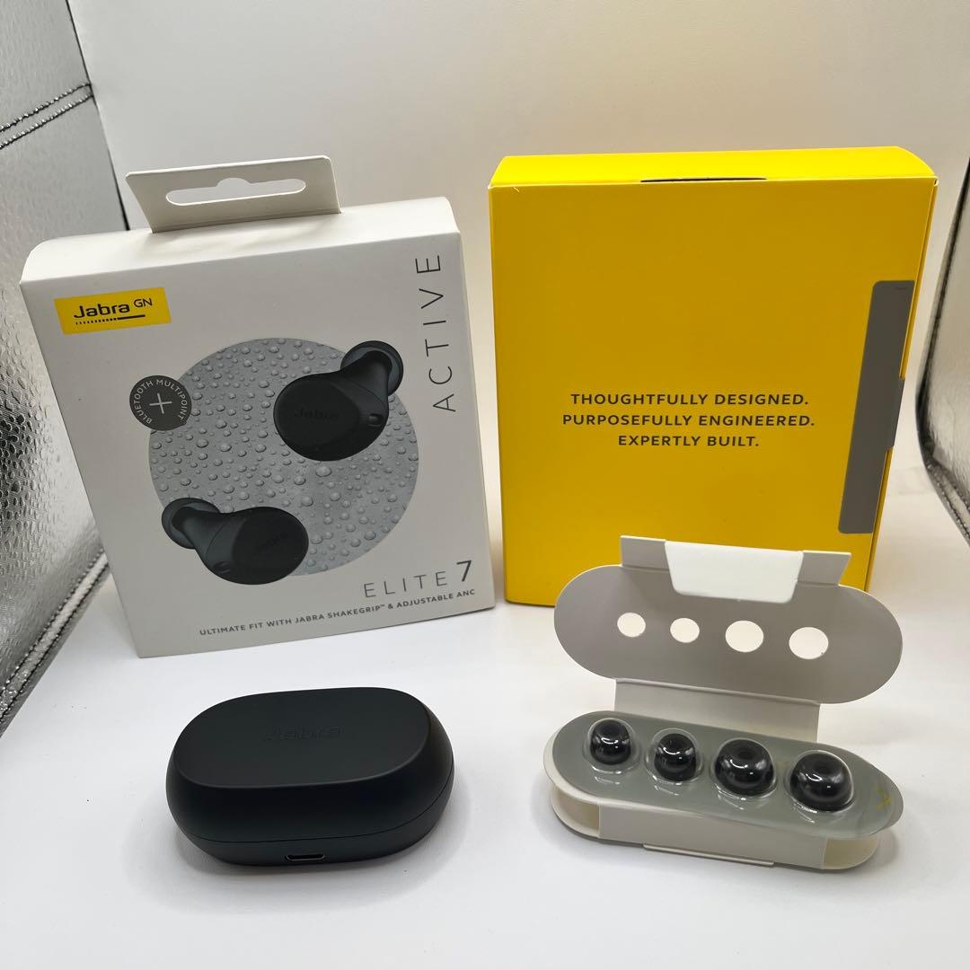 【極美品】Jabra Elite 7 Active ブラック 使用頻度：少