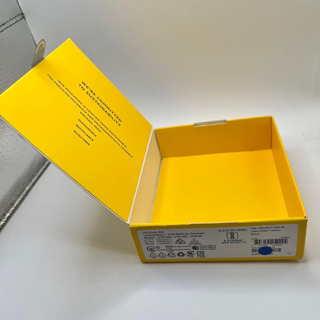 【極美品】Jabra Elite 7 Active ブラック 使用頻度：少