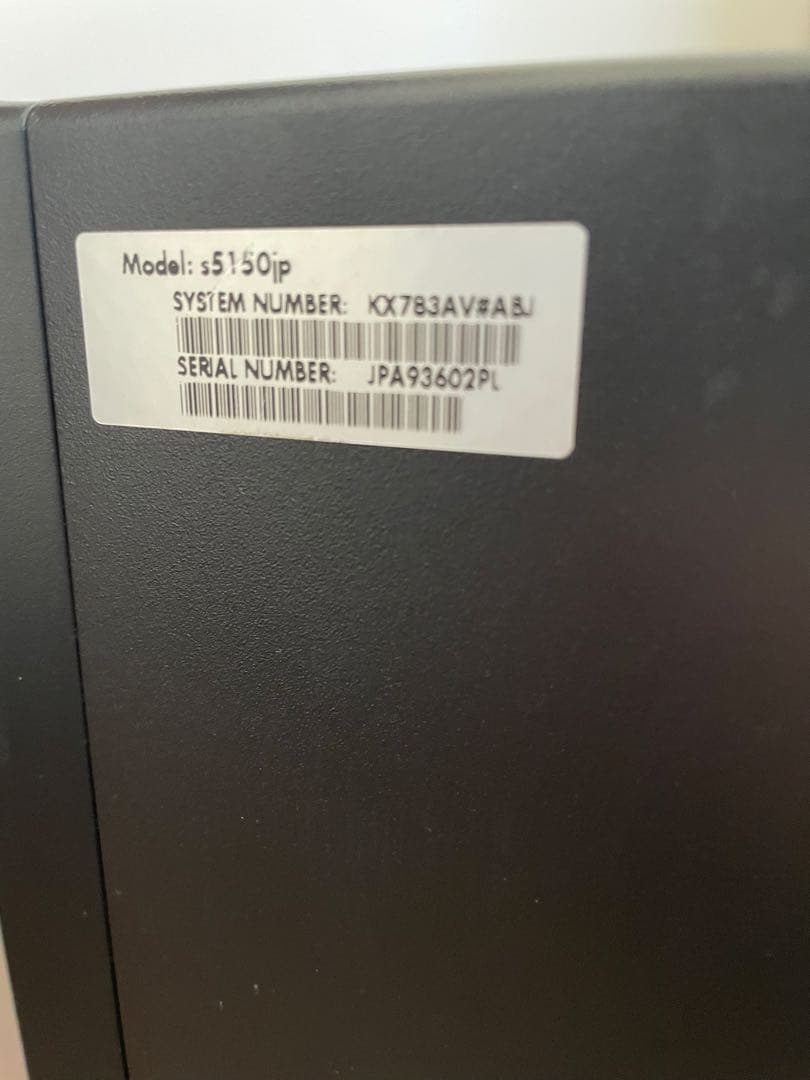 hp デスクトップPC/ディスプレイ/キーボード